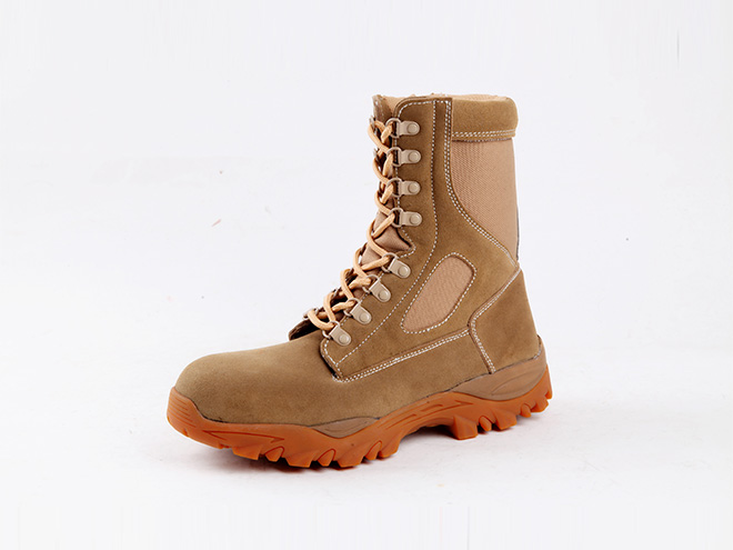 Army boots suede leather with Pu midsole Rubber outsole